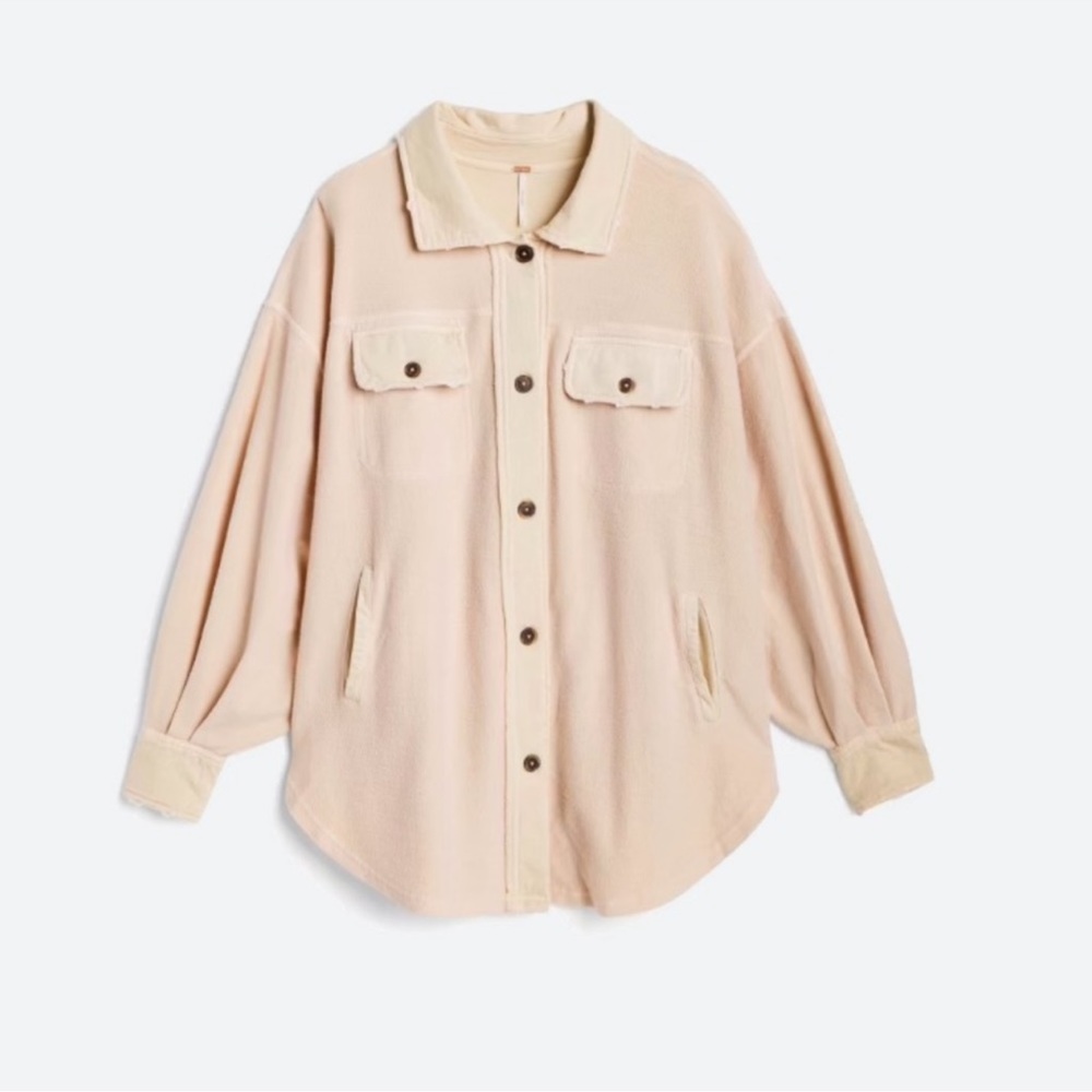 NWOT Free People Ruby Jacket in Sweetheart Sunrise